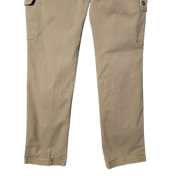 Duluth Womens Tan Curvesetter Waistband Pants 8x33 Carpenter Work Cargo Outdoor - Picture 6 of 12